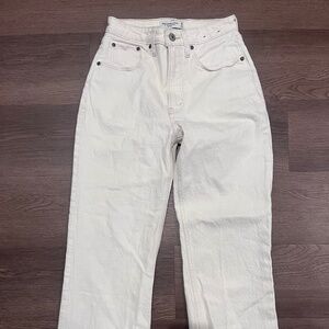 Abercrombie White Jeans